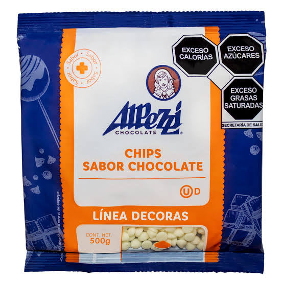 Chocolate en chispas blanco