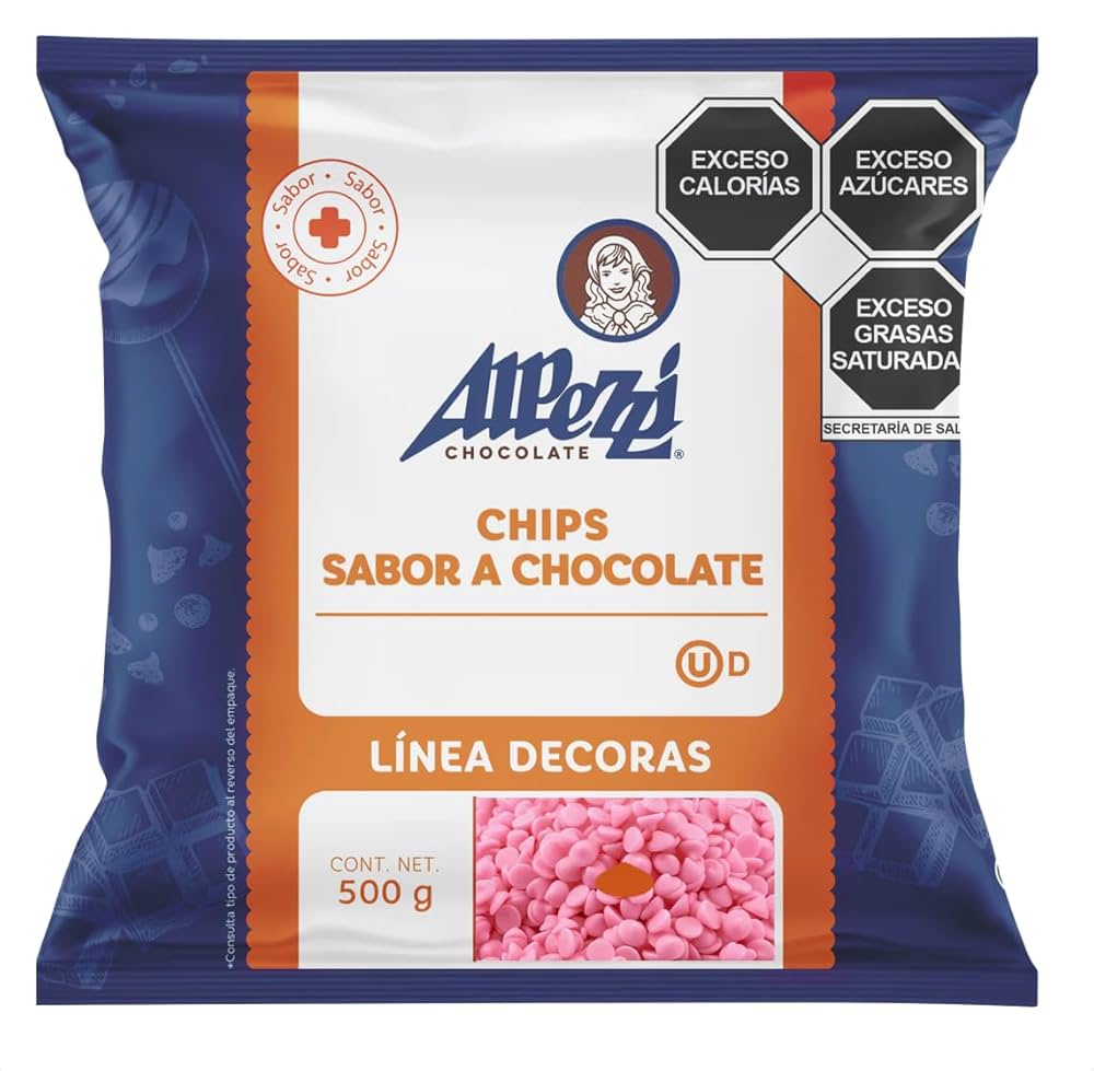 Chocolate en chispas rosa